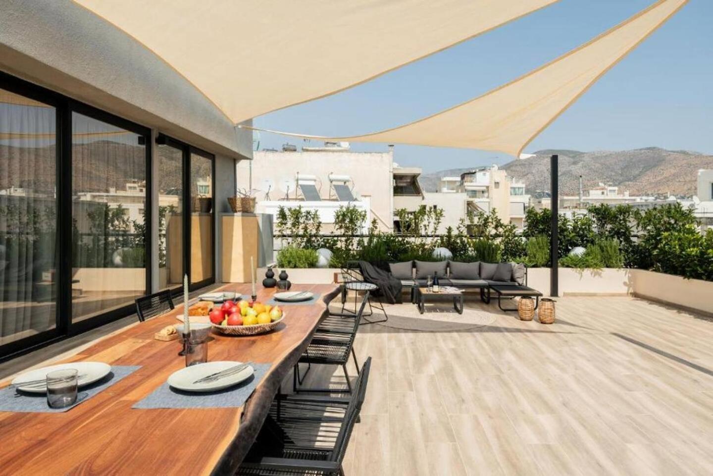 5Bd Luxury Penthouse With Sea View Apartman Athén Kültér fotó
