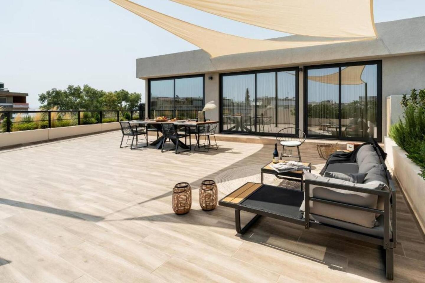5Bd Luxury Penthouse With Sea View Apartman Athén Kültér fotó