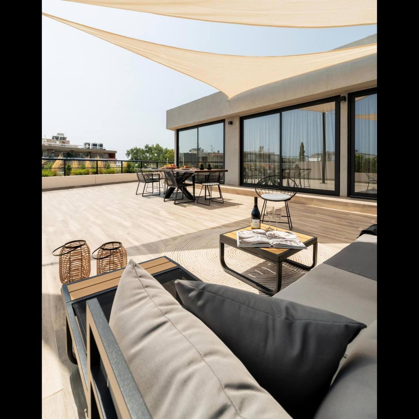 5Bd Luxury Penthouse With Sea View Apartman Athén Kültér fotó